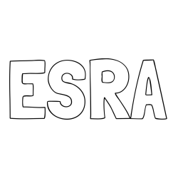Online Created Coloring Page - ESRA Coloring Page