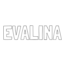 Online Created Coloring Page - EVALINA Coloring Page