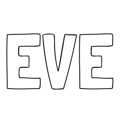 Online Created Coloring Page - EVE Coloring Page