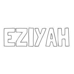 EZIYAH Coloring Page