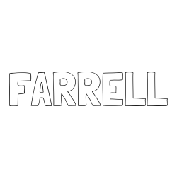 Online Created Coloring Page - FARRELL Coloring Page