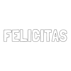 FELICITAS Coloring Page