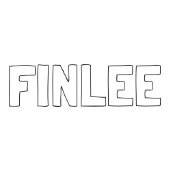 FINLEE Coloring Page