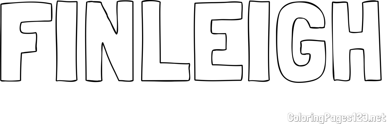 FINLEIGH Coloring Page