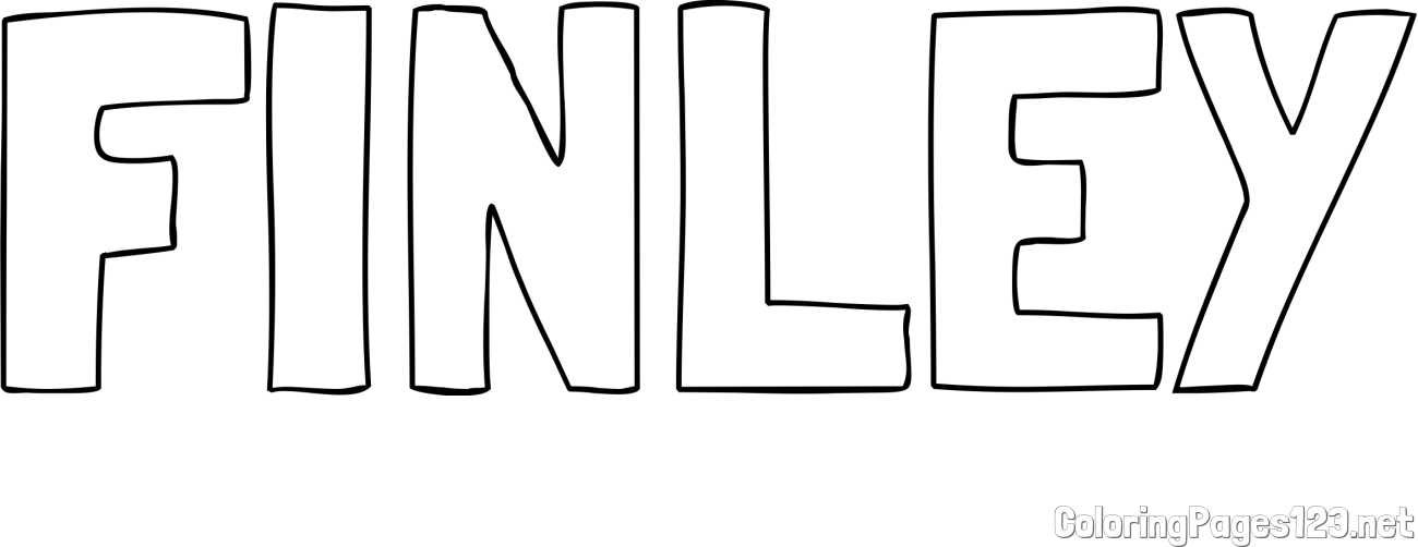 FINLEY Coloring Page