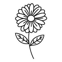 Flower Coloring Page