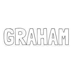 Online Created Coloring Page - GRAHAM Coloring Page