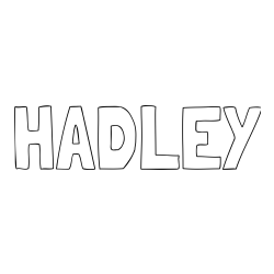 Online Created Coloring Page - HADLEY Coloring Page