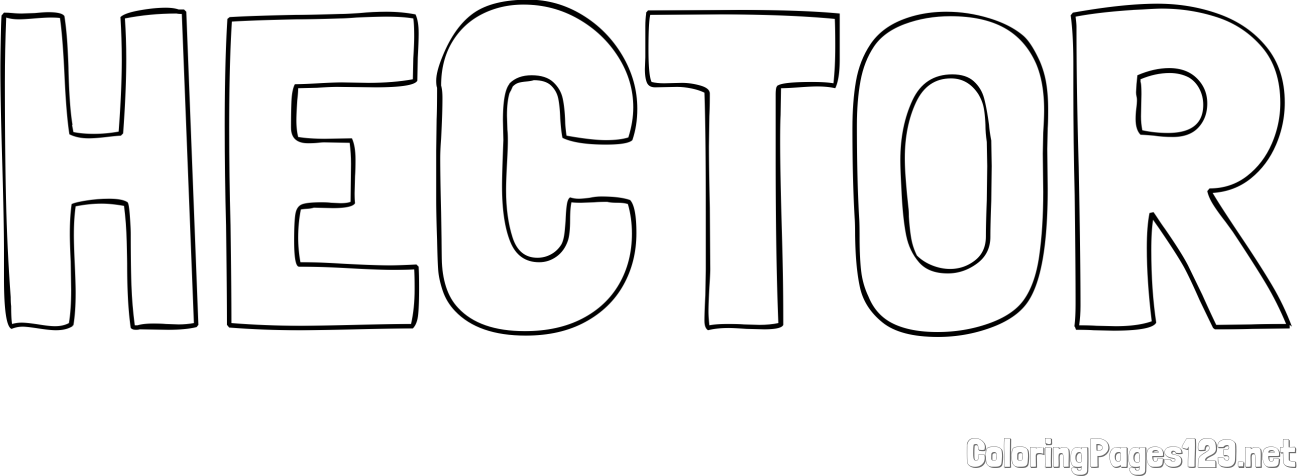 HECTOR Coloring Page