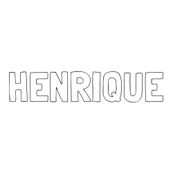 Online Created Coloring Page - HENRIQUE Coloring Page