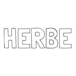 Online Created Coloring Page - HERBE Coloring Page