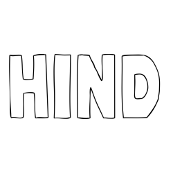 Online Created Coloring Page - HIND Coloring Page