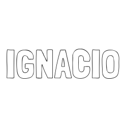 Online Created Coloring Page - IGNACIO Coloring Page