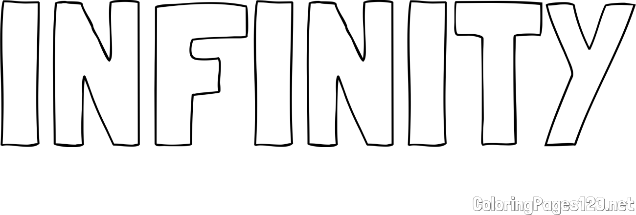 INFINITY Coloring Page