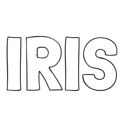 IRIS Coloring Page