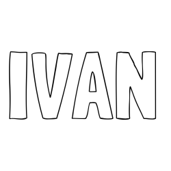Online Created Coloring Page - IVAN Coloring Page