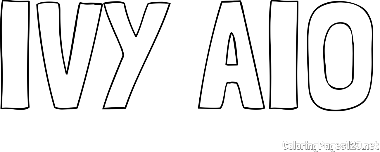 IVY AIO Coloring Page