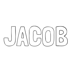 JACOB Coloring Page