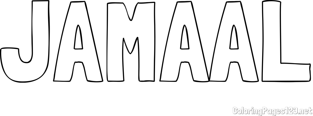 JAMAAL Coloring Page