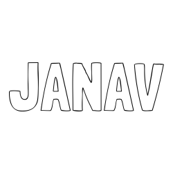 Online Created Coloring Page - JANAV Coloring Page