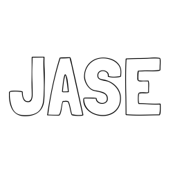 Online Created Coloring Page - JASE Coloring Page