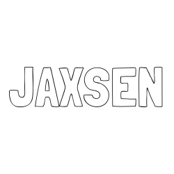 Online Created Coloring Page - JAXSEN Coloring Page