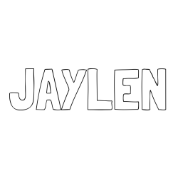 Online Created Coloring Page - JAYLEN Coloring Page