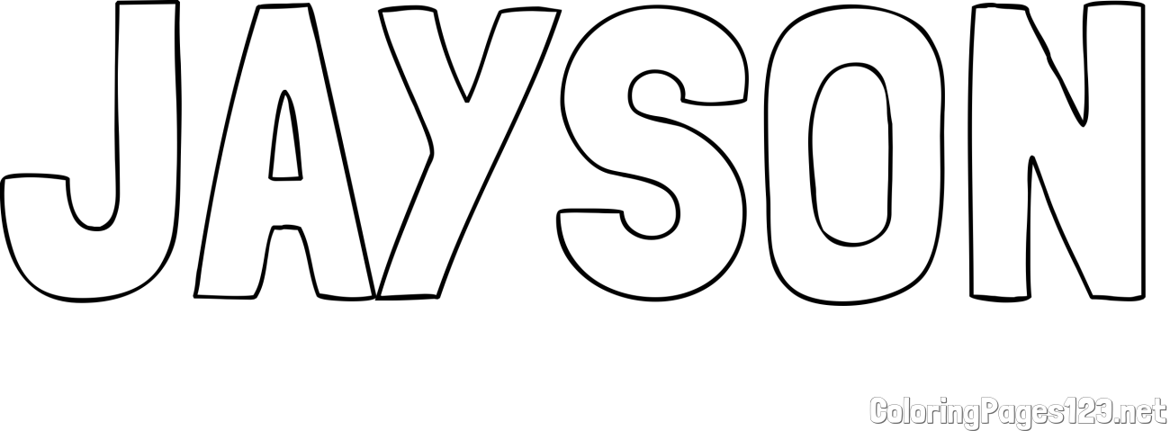 JAYSON Coloring Page
