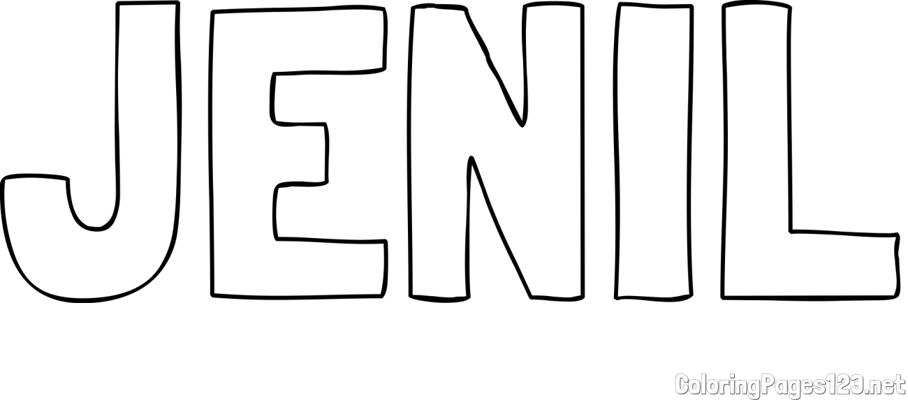 JENIL Coloring Page