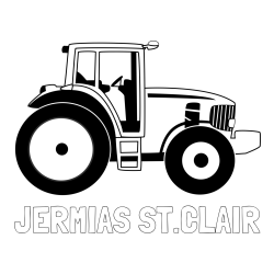 Online Created Coloring Page - JERMIAS ST.CLAIR Coloring Page and Large Tractor Coloring Page