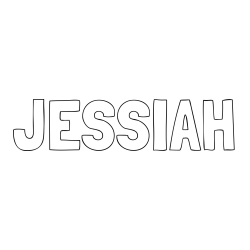 Online Created Coloring Page - JESSIAH Coloring Page