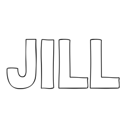 Online Created Coloring Page - JILL Coloring Page