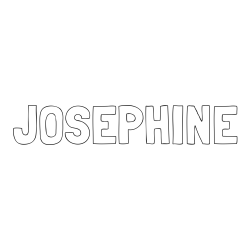 Online Created Coloring Page - JOSEPHINE Coloring Page
