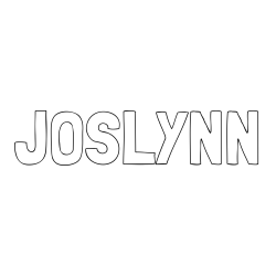 Online Created Coloring Page - JOSLYNN Coloring Page