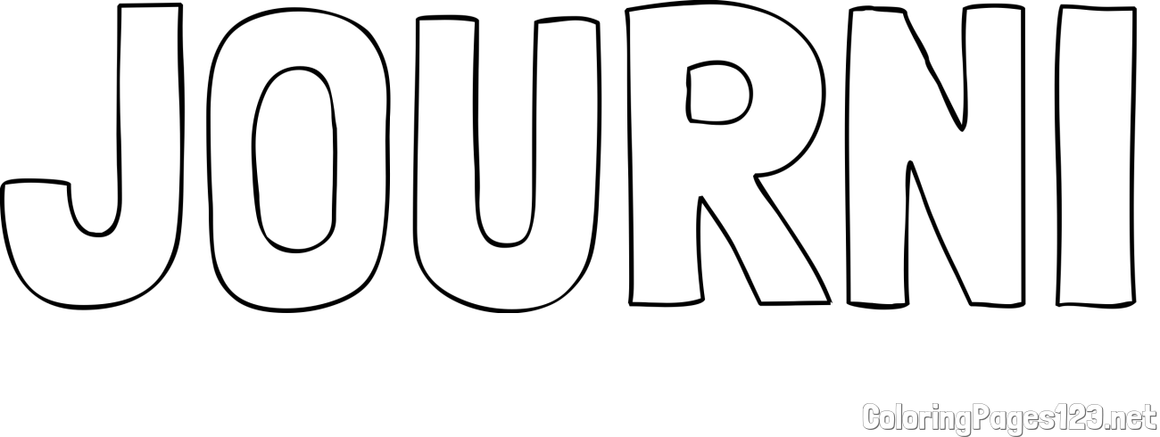 JOURNI Coloring Page