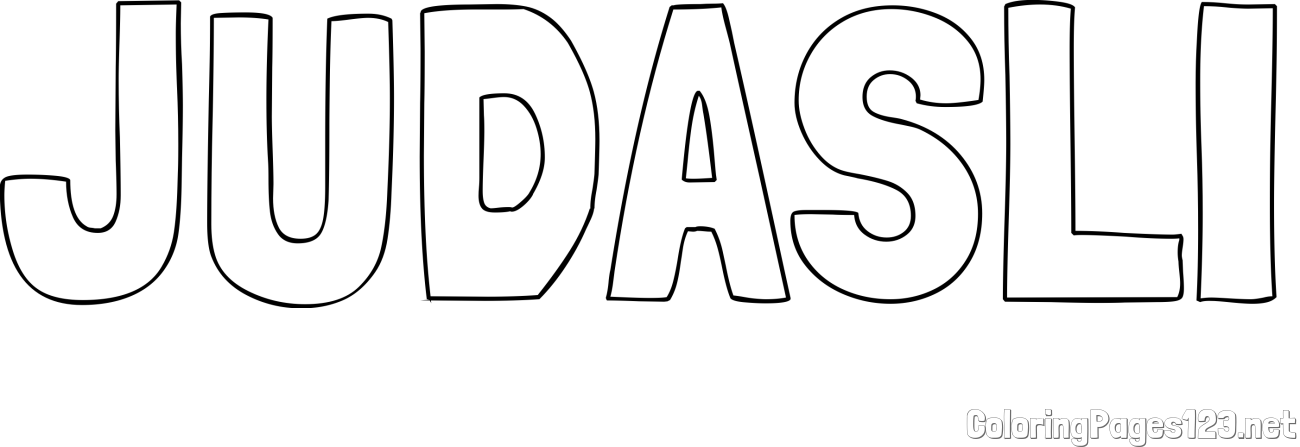JUDASLI Coloring Page