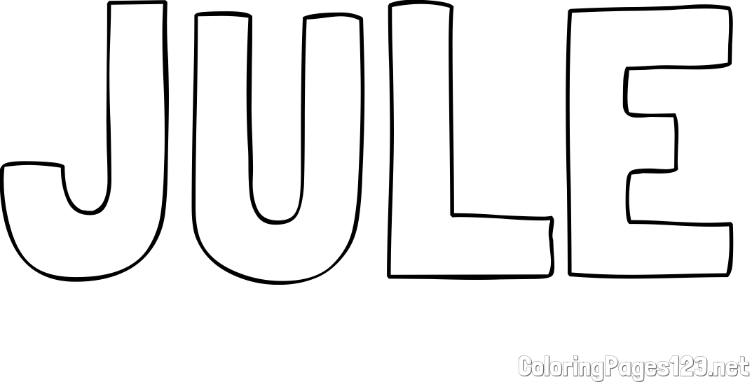 JULE Coloring Page