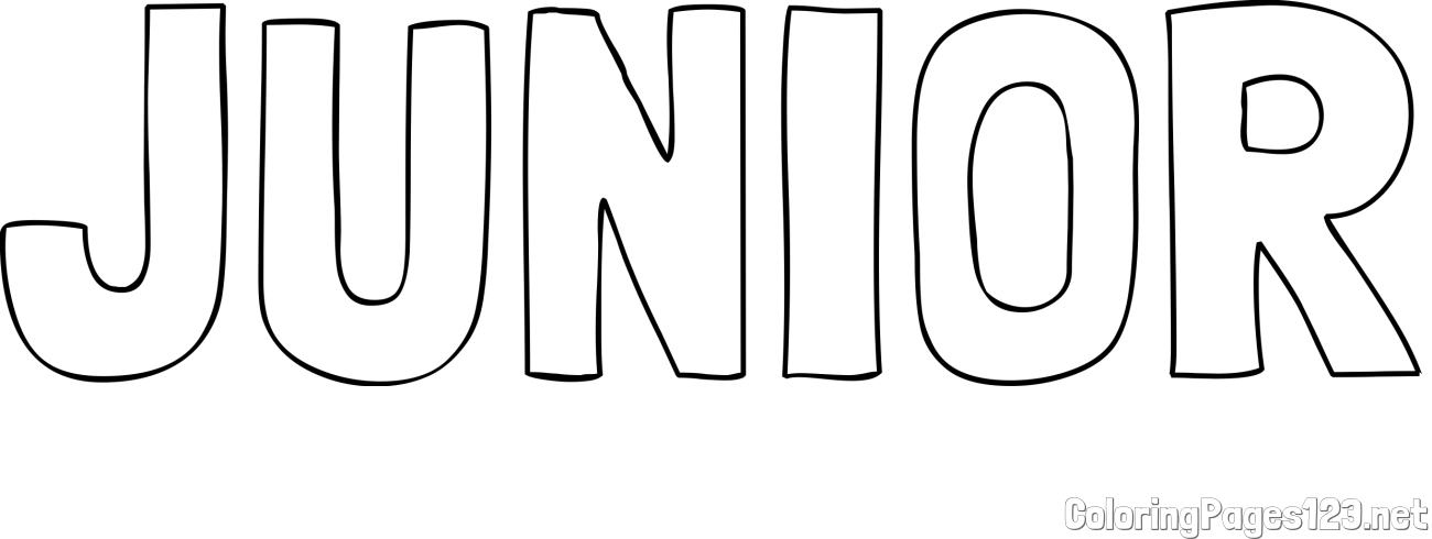 JUNIOR Coloring Page