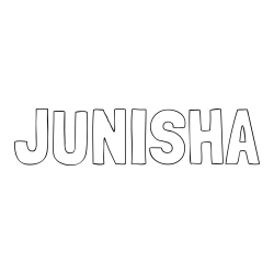Online Created Coloring Page - JUNISHA Coloring Page