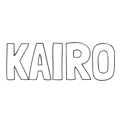Online Created Coloring Page - KAIRO Coloring Page