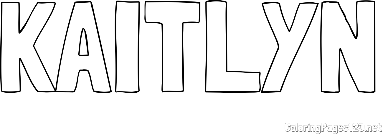 KAITLYN Coloring Page