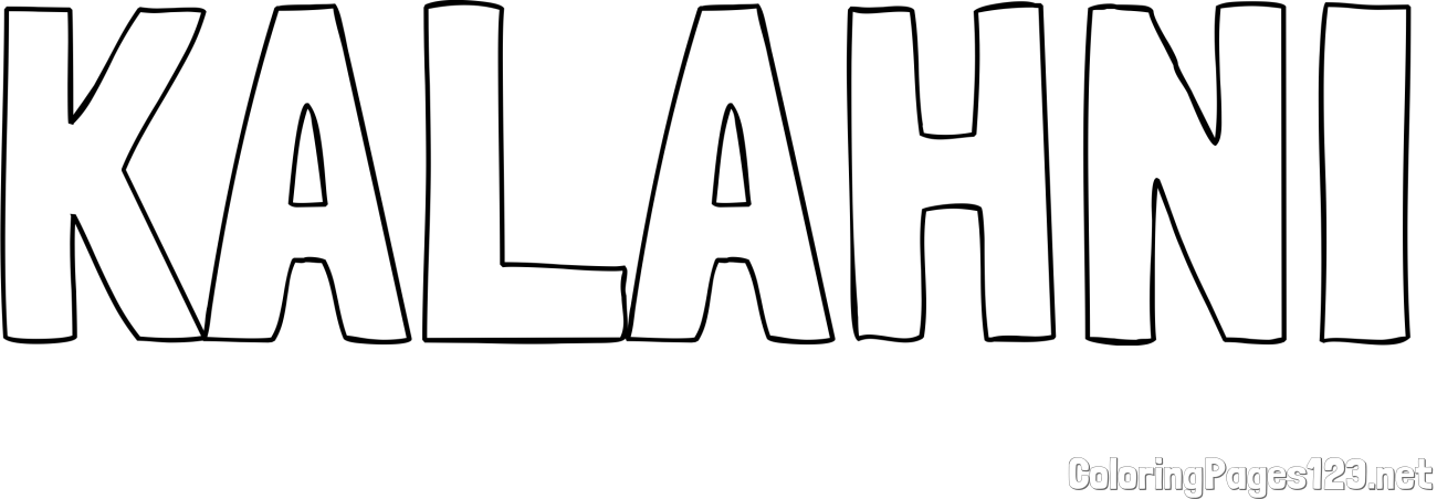 KALAHNI Coloring Page