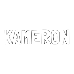 Online Created Coloring Page - KAMERON Coloring Page