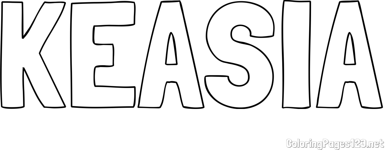KEASIA Coloring Page