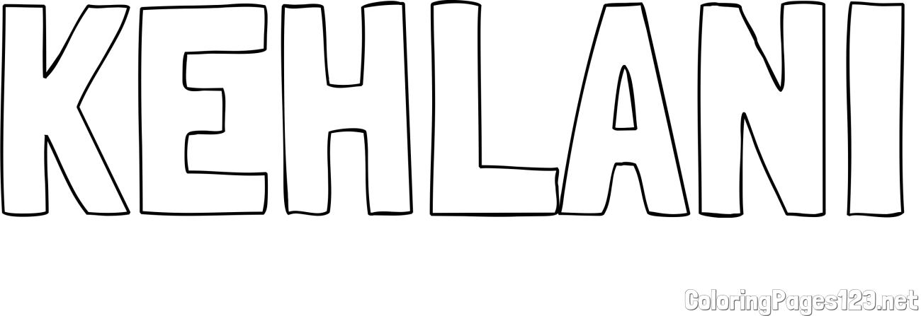 KEHLANI Coloring Page