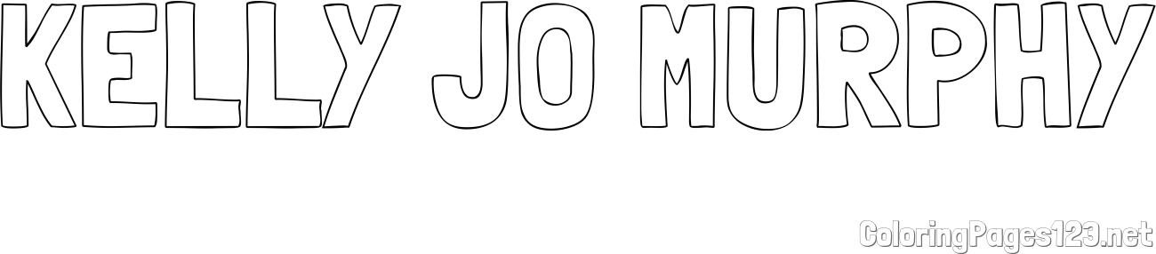 KELLY JO MURPHY Coloring Page