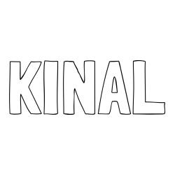 Online Created Coloring Page - KINAL Coloring Page