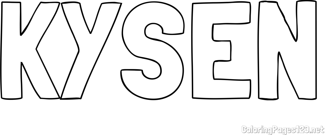 KYSEN Coloring Page