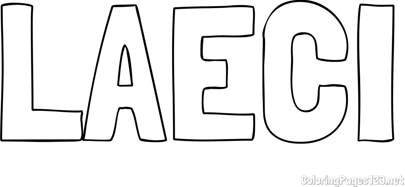 LAECI Coloring Page