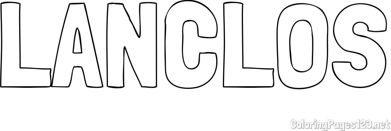 LANCLOS Coloring Page